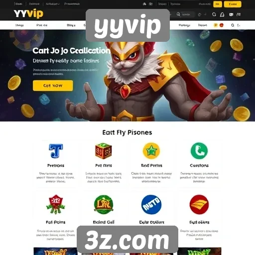 Características principais do site de jogos yyvip